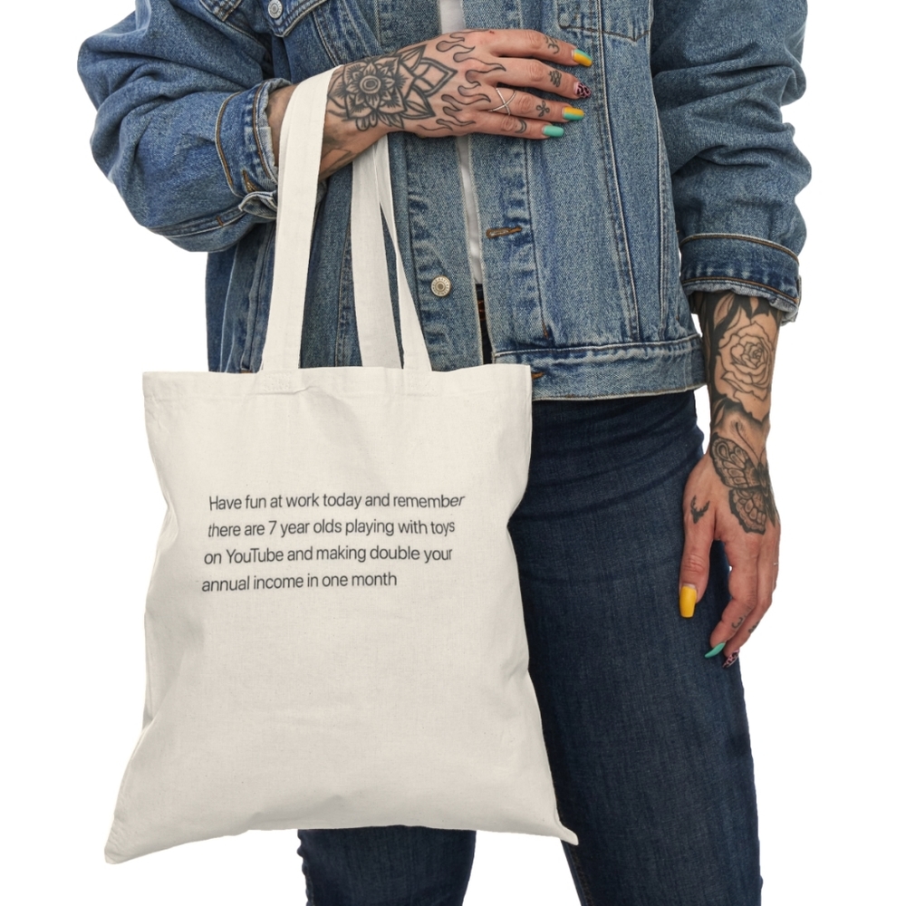 Funny work tote 😂